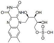 riboflavin 5'-sulfate 结构式