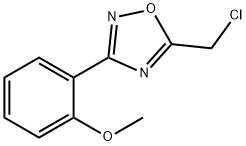 5-(CHLOROMETHYL)-3-(2-METHOXYPHENYL)-1,2,4-OXADIAZOLE 结构式