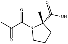 L-Proline,  1-(1,2-dioxopropyl)-2-methyl- 结构式