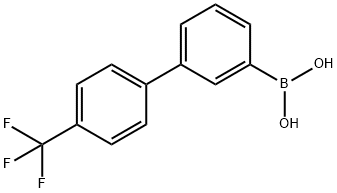 (4'-(三氟甲基)-[1,1'-联苯]-3-基)硼酸 结构式