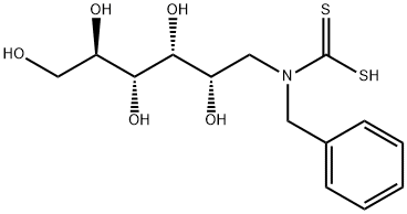 N-benzylglucamine dithiocarbamate 结构式