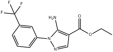 5-氨基-1-(3-(氟甲基)苯基)-1H-吡唑-4-甲酸乙酯 结构式