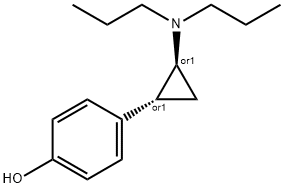 Phenol, 4-(2-(dipropylamino)cyclopropyl)-, trans-(+-)- 结构式