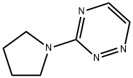 1,2,4-Triazine,3-(1-pyrrolidinyl)- 结构式