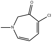 3H-Azepin-3-one,  4-chloro-1,2-dihydro-1-methyl- 结构式