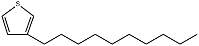 聚(3-癸基噻吩-2,5-二基) 结构式