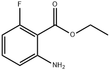 2-氨基-6-氟苯甲酸乙酯 结构式