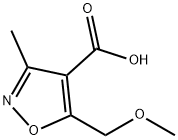 Methyl 5-(MethoxyMethyl)-3-Methylisoxazol-4-carboxylate 结构式