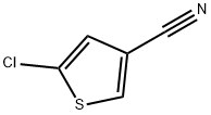 5-氯-3-噻吩甲腈 结构式