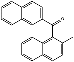 2-甲基-1,2'-二萘酮 结构式