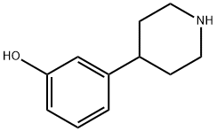 4-(3-羟苯基)哌啶 结构式