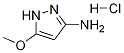 5-甲氧基-1H-吡唑-3-胺盐酸盐 结构式