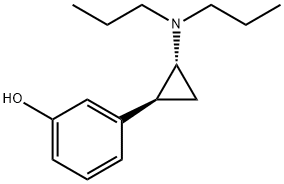 Phenol, 3-(2-(dipropylamino)cyclopropyl)-, (1S-trans)- 结构式