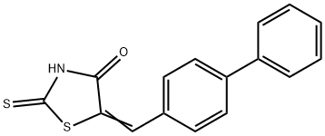 5-(4-苯基苯亚甲基)-2-硫 结构式