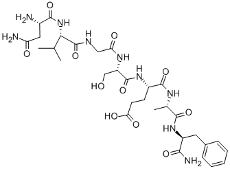 Α-CGRP (31-37) (CANINE, MOUSE, RAT) 结构式