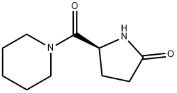 (S)-5-(piperidine-1-carbonyl)pyrrolidin-2-one 结构式