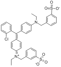 利萨明绿 结构式