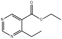 ETHYL-4-ETHYL-5-PYRIMIDINE CARBOXYLATE 结构式