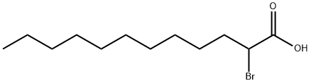 2-溴月桂酸 结构式