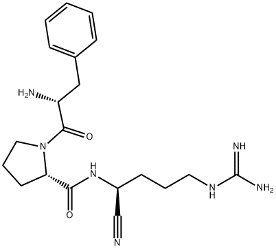 phenylalanyl-prolyl-arginine nitrile 结构式