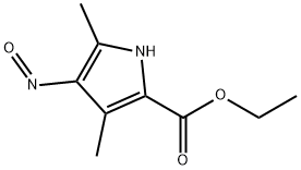 1H-Pyrrole-2-carboxylicacid,3,5-dimethyl-4-nitroso-,ethylester(9CI) 结构式