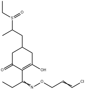 烯草酮亚砜 结构式