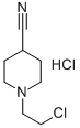 1-(2-氯乙基)-4-氰基哌啶盐酸盐 结构式