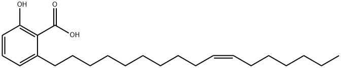 银杏酸(C17:1) 结构式
