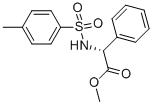 R-苯基-(对甲苯磺酰胺基)-乙酸甲酯 结构式