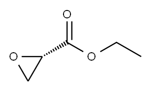乙基 (2S)-2,3-环氧树脂丙烷酸酯 结构式