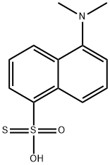 5-dimethylamino-1-naphthalenethiosulfonate 结构式