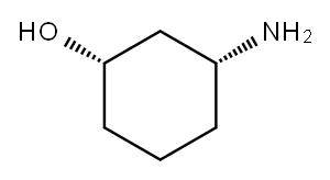(1S,3R)-3-氨基环己醇 结构式