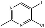 4-氯-5-碘-2-甲基-嘧啶 结构式
