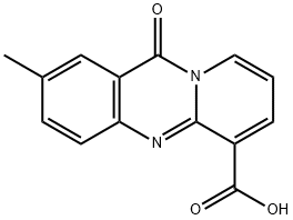 2-Methyl-11-oxo-11H-pyrido[2,1-b]quinazoline-6-carboxylicacid 结构式