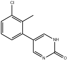 5-(3-氯-2-甲基苯基)-2-羟基嘧啶 结构式