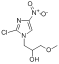 1-(2-hydroxy-3-methyoxypropyl)-2-chloro-4-nitroimidazole 结构式