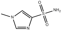 1-甲基咪唑-4-磺酸胺 结构式