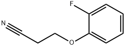 3-(2-氟苯氧基)丙腈 结构式