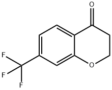 7-(三氟甲基)色满-4-酮 结构式