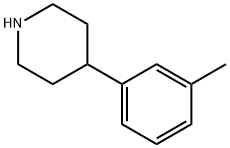 4-(3-甲基苯基)哌啶 结构式