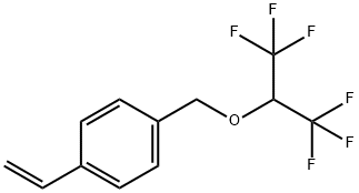 4-乙烯基苯甲酰基六氟异丙酯 结构式