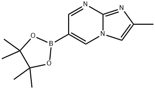 IMidazo[1,2-a]pyriMidine, 2-Methyl-6-(4,4,5,5-tetraMethyl-1,3,2-dioxaborolan-2-yl)- 结构式