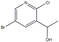 1-(5-溴-2-氯吡啶-3-基)乙醇 结构式