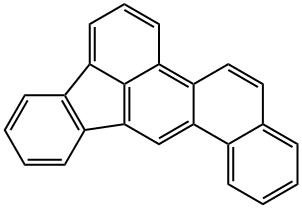 naphtho(1,2-b)fluoranthene 结构式