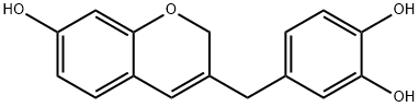 7,3',4'-三羟基-3-苄基-2H-苯并吡喃 结构式