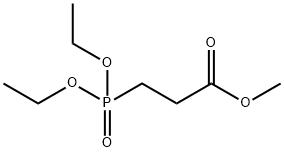 3-(二乙氧基磷酰基)丙酸甲酯 结构式