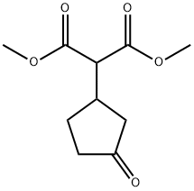 2-(3-氧代环戊基)丙二酸1,3-二甲基酯 结构式