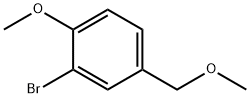 2-溴-1-甲氧基-4-(甲氧基甲基)苯 结构式