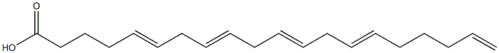 5,8,11,14,19-eicosapentaenoic acid 结构式