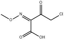 (Z)-4-CHLORO-2-METHOXYIMINO-3-OXOBUTANOIC ACID 结构式